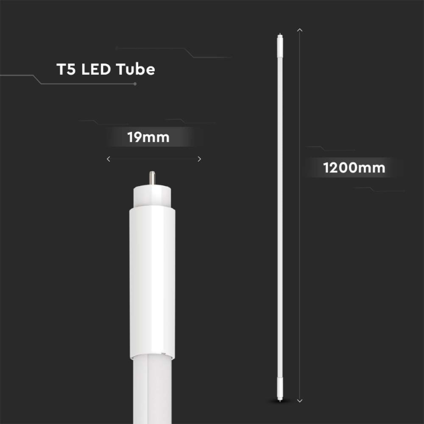 LED liuminescencinė lemputė, pailga T5 G5/16W/230V 4000K 120 cm