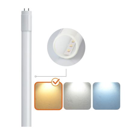 LED liuminescencinė lemputė, pailga T8 G13/18W/230V 3000K 120 cm
