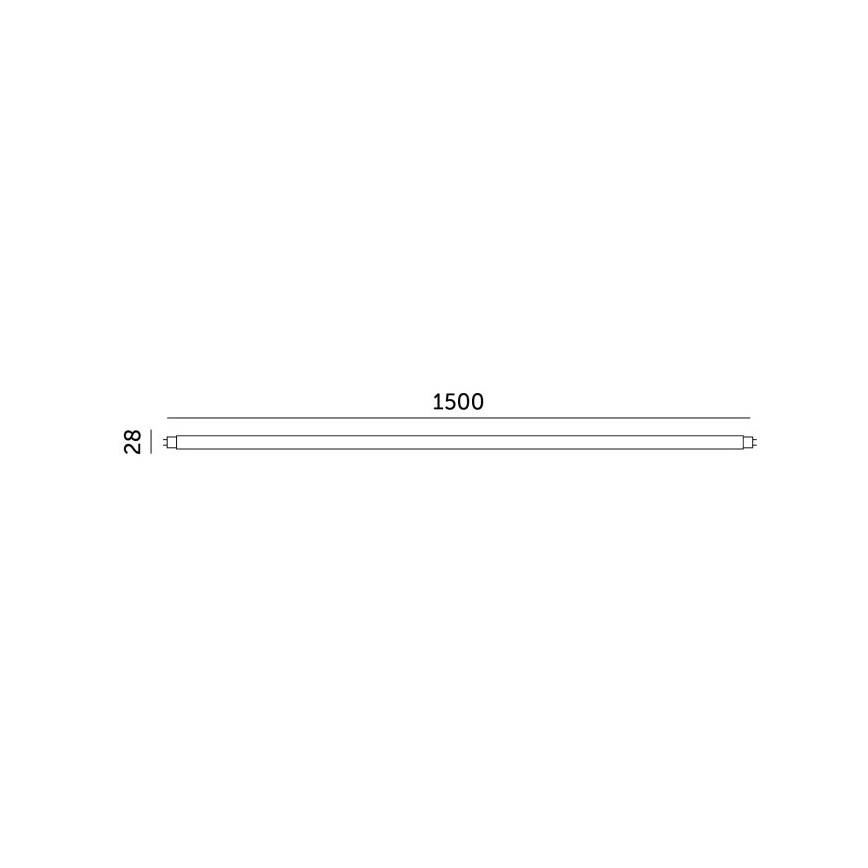 LED liuminescencinė lemputė, pailga T8 G13/22W/230V 6500K 150 cm