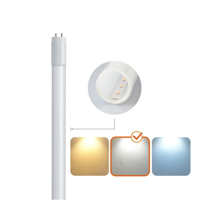 LED liuminescencinė lemputė, pailga T8 G13/9W/230V 4000K 60 cm
