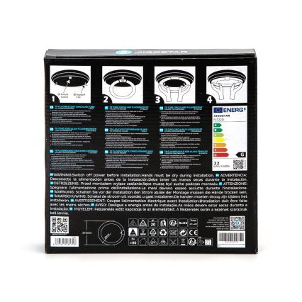 LED liuminescencinė lemputė, pailga T9 G24q-1/22W/230V 6500K - Aigostar