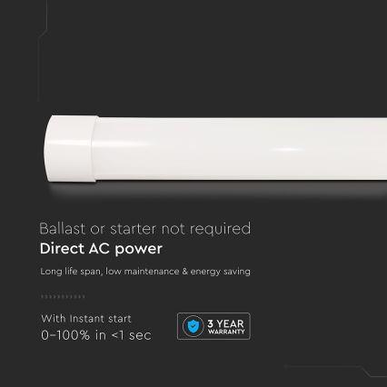 LED Liuminescencinis šviestuvas LED/10W/230V 4000K 30 cm balta
