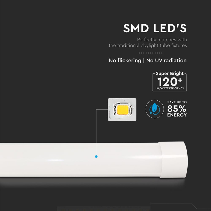 LED Liuminescencinis šviestuvas LED/10W/230V 4000K 30 cm balta