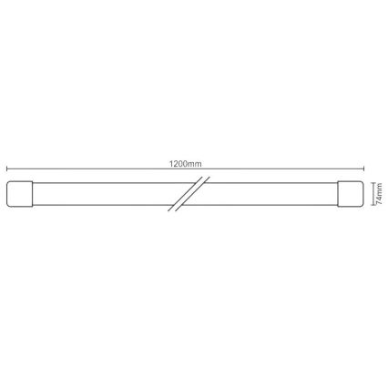 LED Liuminescencinis šviestuvas LED/36W/230V 4000K 120 cm