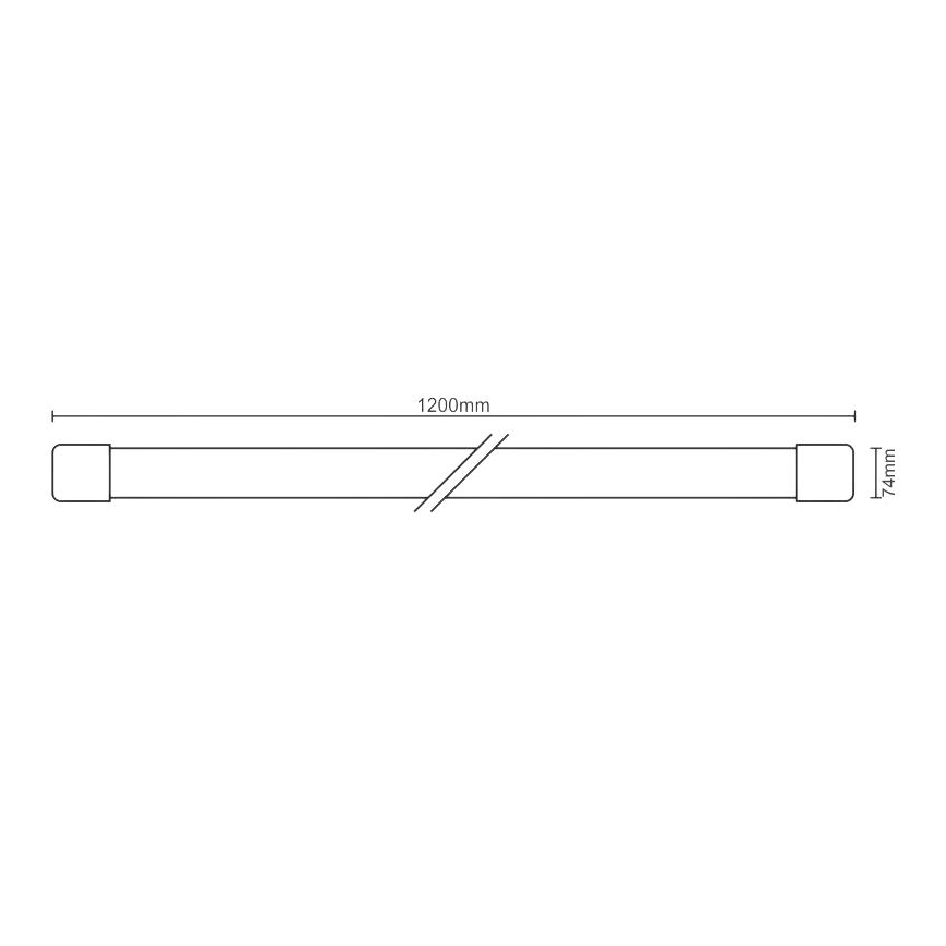 LED Liuminescencinis šviestuvas LED/36W/230V 4000K 120 cm