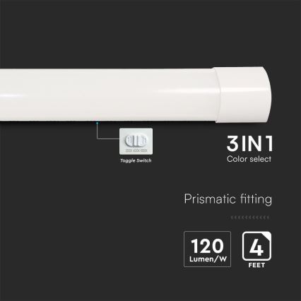 LED Liuminescencinis šviestuvas LED/40W/230V 3000/4000/6500K 116 cm