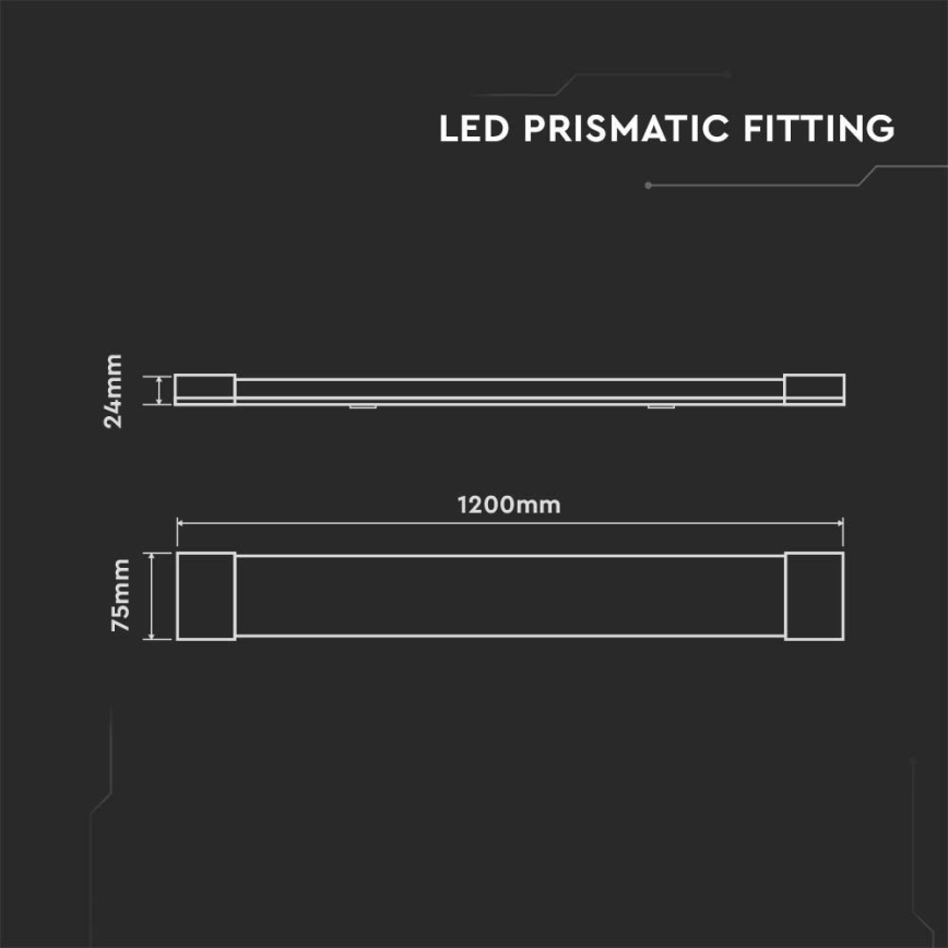 LED Liuminescencinis šviestuvas SAMSUNG CHIP LED/40W/230V 3000K 120 cm