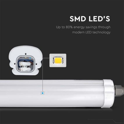 LED liuminescencinis techninis šviestuvas G-SERIES LED/18W/230V 6500K IP65 60 cm