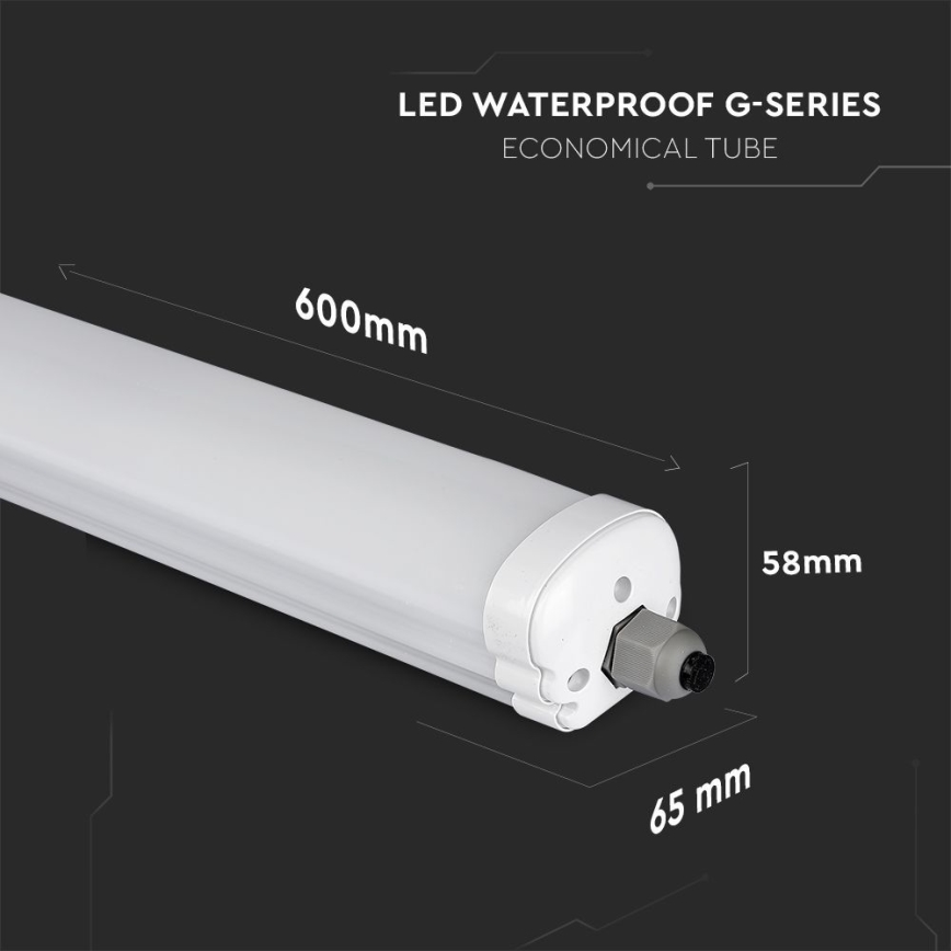 LED liuminescencinis techninis šviestuvas G-SERIES LED/18W/230V 6500K IP65 60 cm