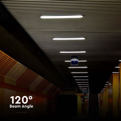 LED liuminescencinis techninis šviestuvas LED/36W/230V 4000K IP65 120 cm