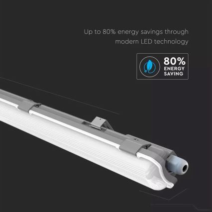 LED liuminescencinis techninis šviestuvas T8 1xG13/18W/230V 4000K 120cm IP65