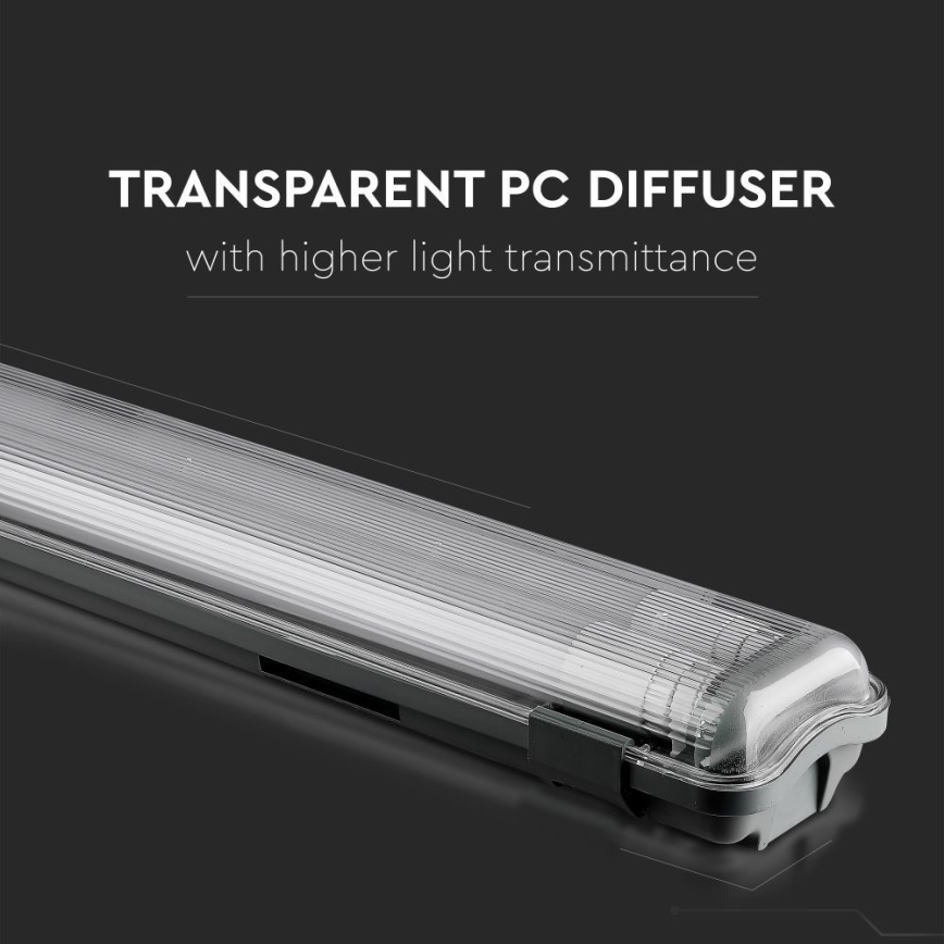 LED liuminescencinis techninis šviestuvas T8 2xG13/22W/230V IP65 6400K 156 cm