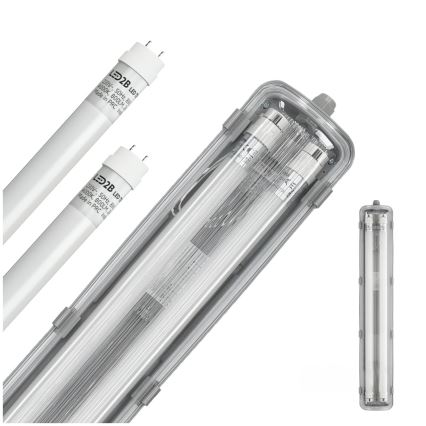LED liuminescencinis techninis šviestuvas T8 2xG13/9W/230V 4000K IP65 67,5 cm