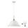 LED liustra ant laido 1xE27/60W/230V balta/skaidri