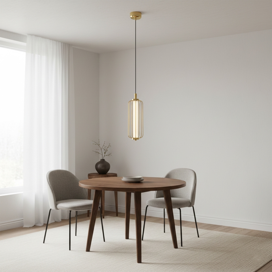 LED liustra ant laido BONNIE LED/15W/230V 3000K auksinė