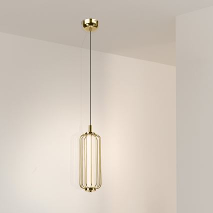 LED liustra ant laido BONNIE LED/15W/230V 3000K auksinė