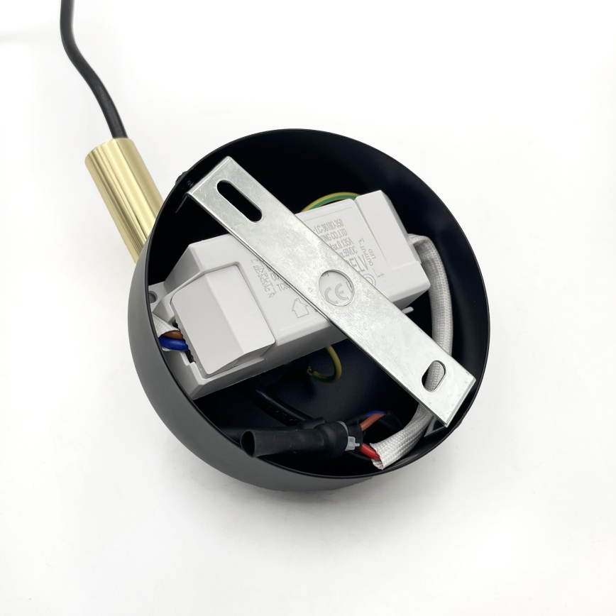 LED liustra ant laido BONNIE LED/15W/230V 3000K juoda