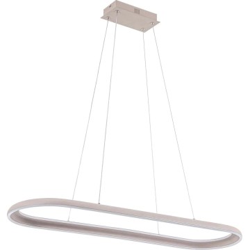 LED liustra ant laido CASHMERE LED/80W/230V 30x100 cm smėlio spalvos