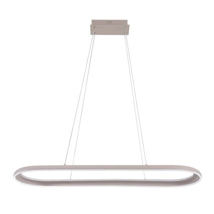LED liustra ant laido CASHMERE LED/80W/230V 30x100 cm smėlio spalvos