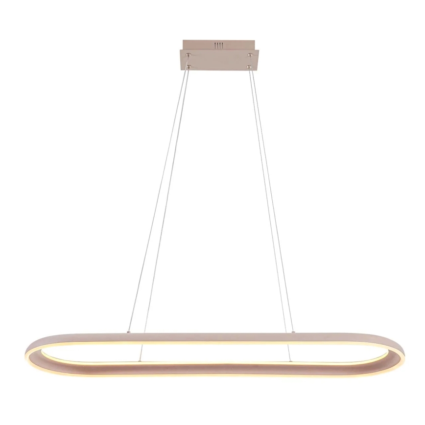 LED liustra ant laido CASHMERE LED/80W/230V 30x100 cm smėlio spalvos