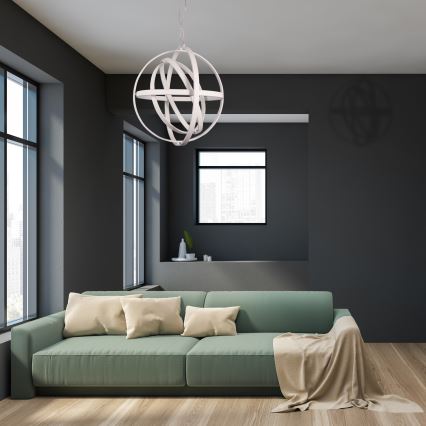 LED liustra ant laido COPERNICUS LED/260W/230V balta