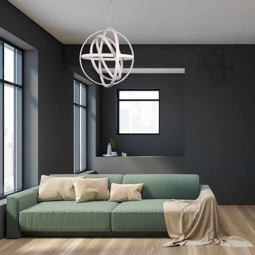 LED liustra ant laido COPERNICUS LED/260W/230V balta