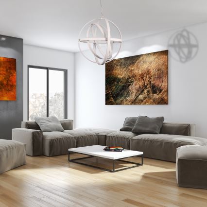 LED liustra ant laido COPERNICUS LED/260W/230V balta