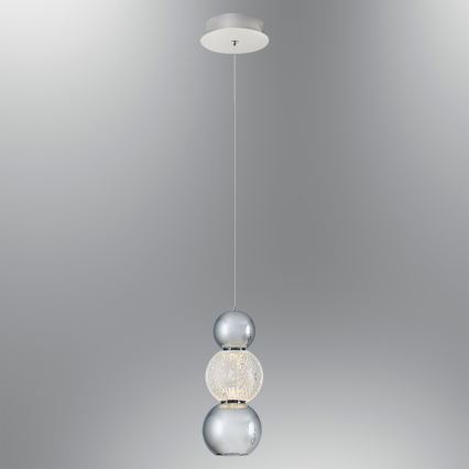 LED liustra ant laido CREMONA LED/5W/230V 3000K matinis chromas