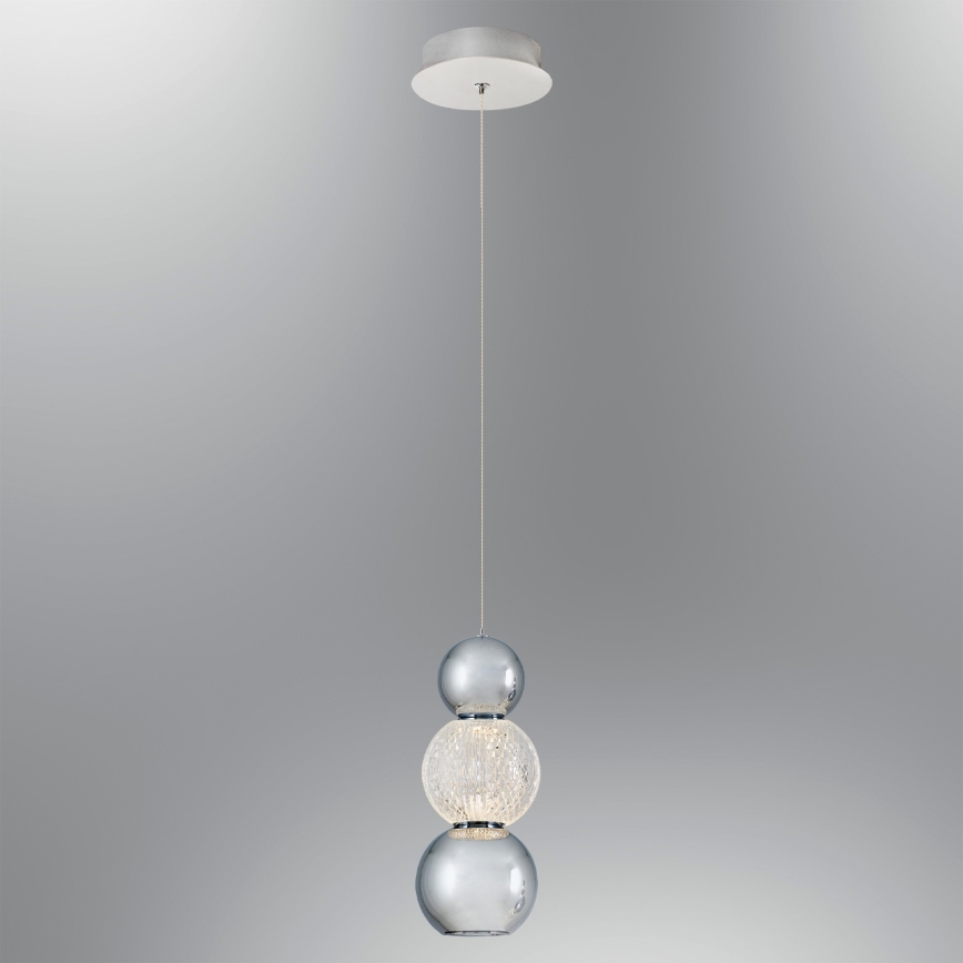 LED liustra ant laido CREMONA LED/5W/230V 3000K matinis chromas