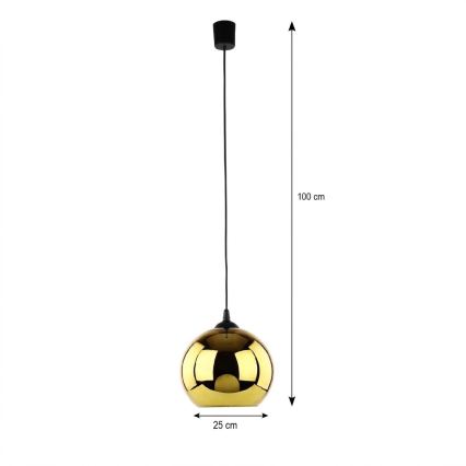 LED liustra ant laido CUBUS pr. 25 cm 1xE27/15W/230V
