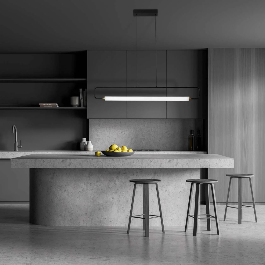 LED liustra ant laido FELICJA LED/30W/230V 4000K juoda