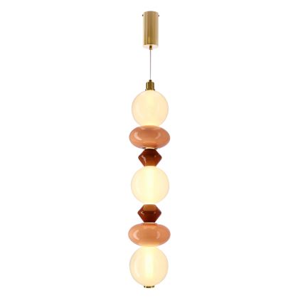 LED liustra ant laido FLORES LED/20W/230V auksinė/oranžinė/ruda