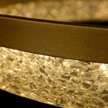 LED liustra ant laido GALA LED/54W/230V Ø 60 cm auksinė