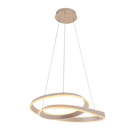 LED liustra ant laido GLOW LED/75W/230V 4000K Ø 60 cm auksinė