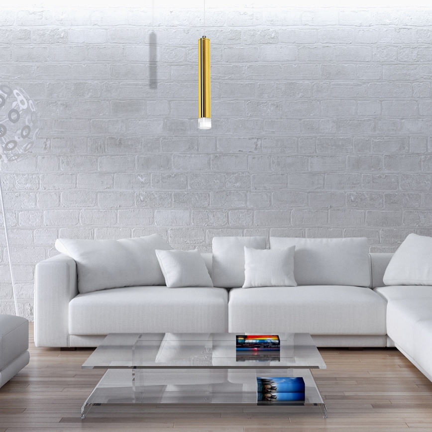 LED liustra ant laido GOLDIE LED/5W/230V auksinė