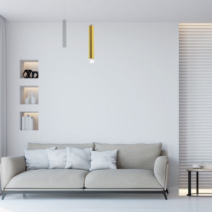 LED liustra ant laido GOLDIE LED/5W/230V auksinė