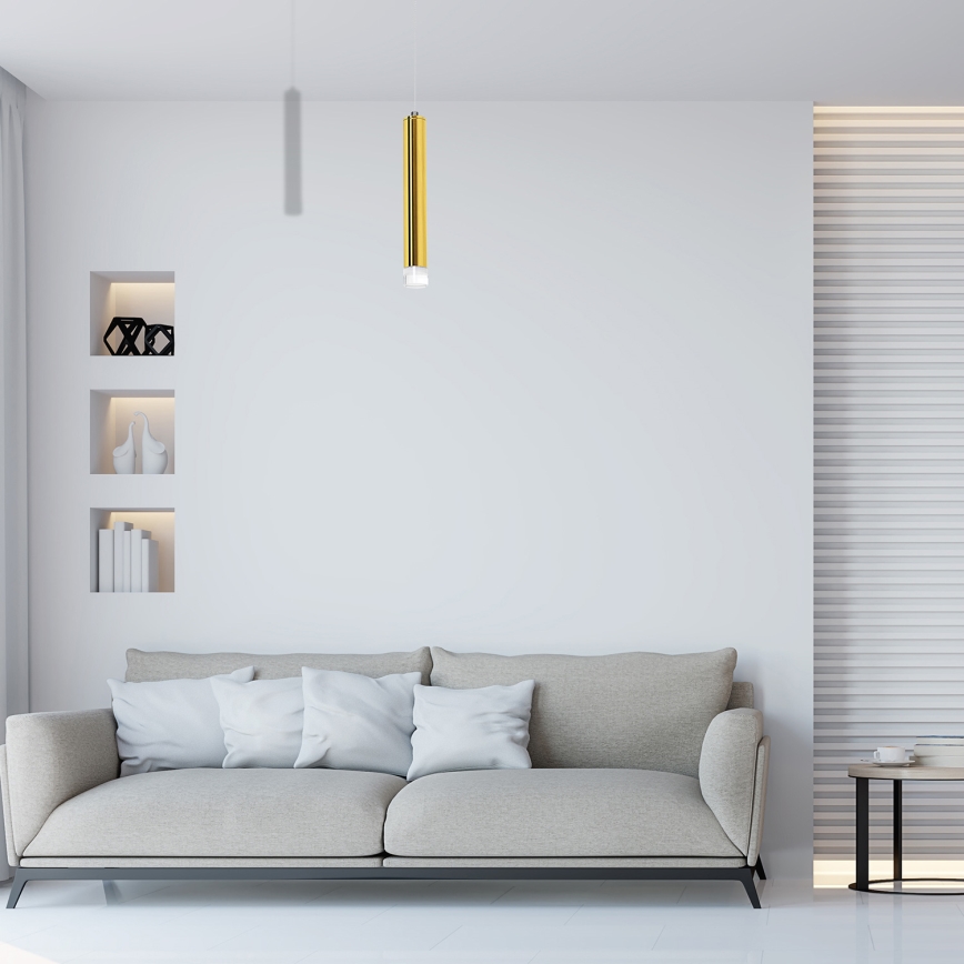 LED liustra ant laido GOLDIE LED/5W/230V auksinė