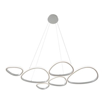 LED liustra ant laido HELIX LED/61W/230V sidabrinė