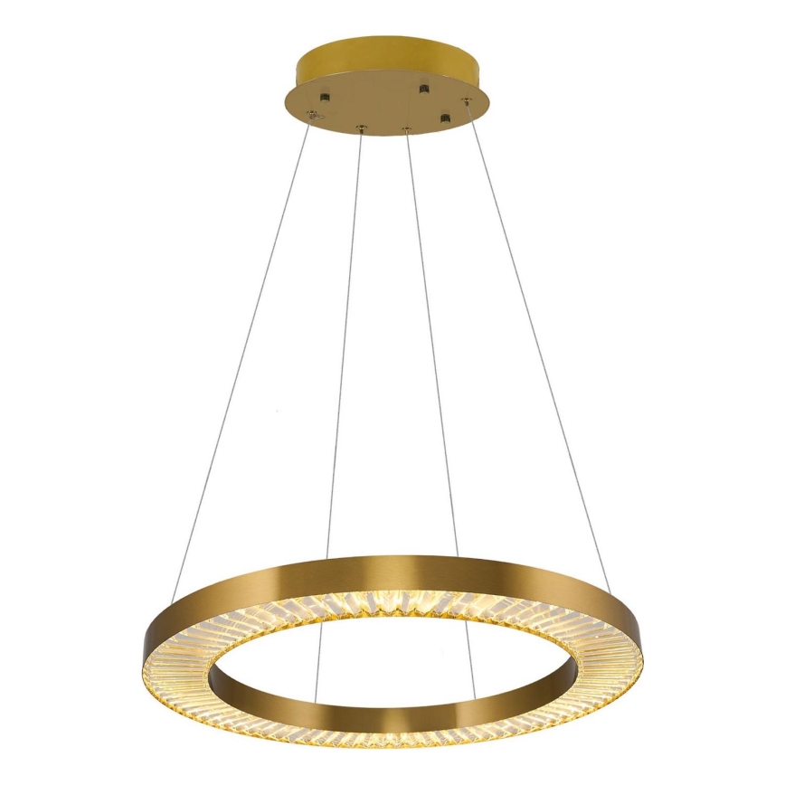 LED liustra ant laido JESI LED/85W/230V 3000K, skersmuo 80 cm, bronzinė