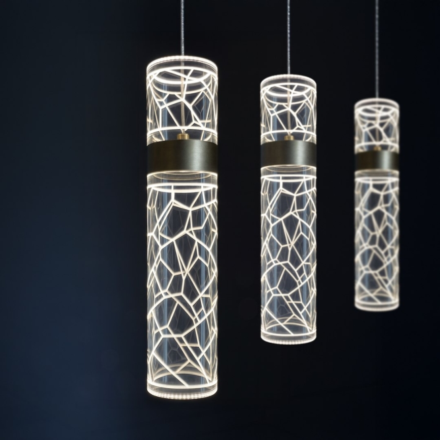 LED liustra ant laido LAGOS LED/24W/230V, auksinė