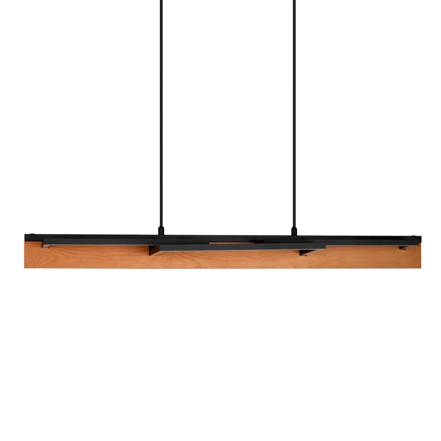 LED liustra ant laido LARYSA LED/35W/230V iš pušies