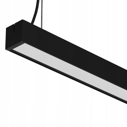LED Liustra ant laido LED/44W/230V 3000K 120 cm juoda