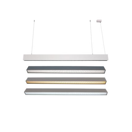 LED liustra ant laido LED/55W/230V 3000/4000/6500K 120 cm balta