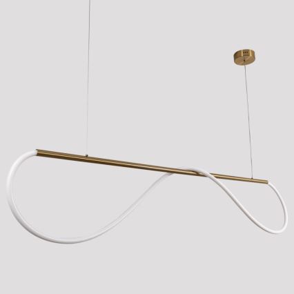 LED liustra ant laido MELECA LED/36W/230V 3000/4000/6000K 160 cm auksinė