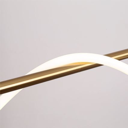 LED liustra ant laido MELECA LED/36W/230V 3000/4000/6000K 160 cm auksinė