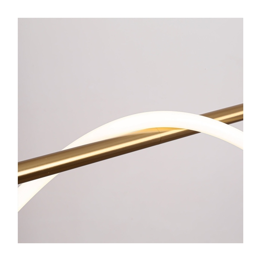 LED liustra ant laido MELECA LED/36W/230V 3000/4000/6000K 160 cm auksinė