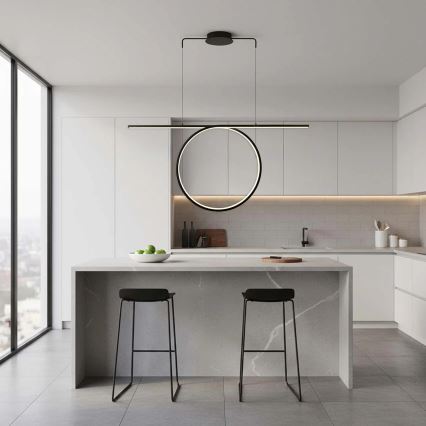 LED liustra ant laido ODETTA LED/42W/230V 4000K juoda