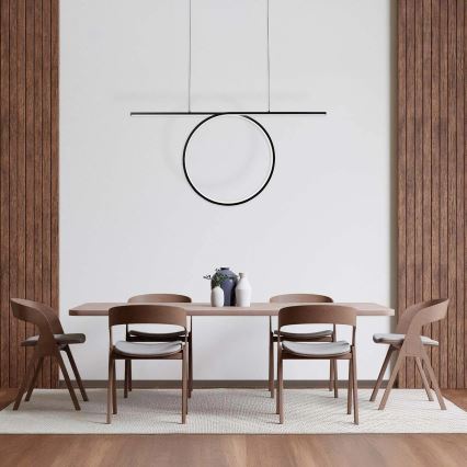 LED liustra ant laido ODETTA LED/42W/230V 4000K juoda