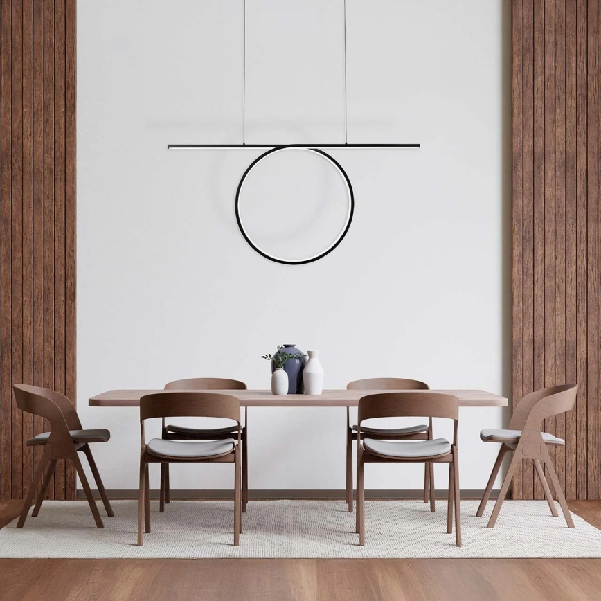 LED liustra ant laido ODETTA LED/42W/230V 4000K juoda