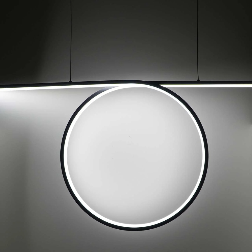 LED liustra ant laido ODETTA LED/42W/230V 4000K juoda